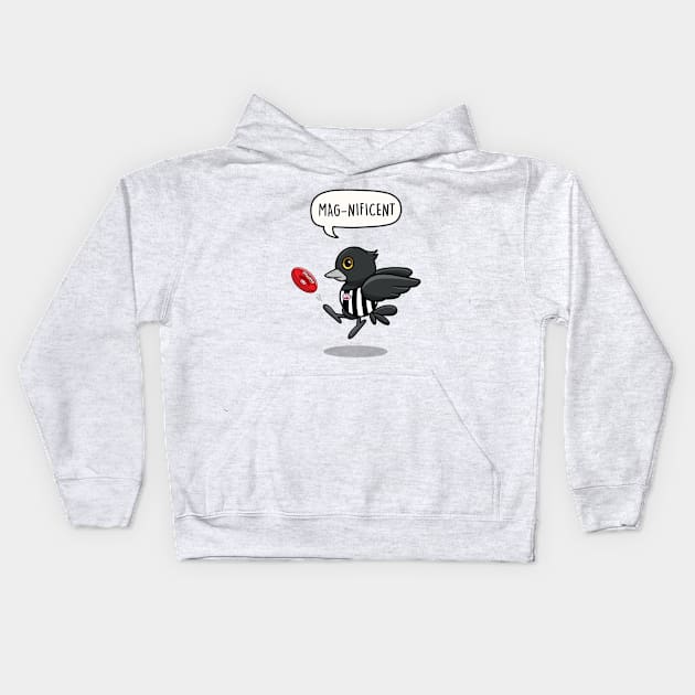 AFL Collingwood Magpies Kids Hoodie by LEFD Designs